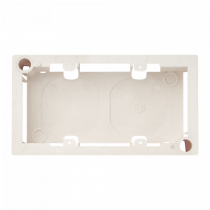 Wall mounting box for French size mounting frame